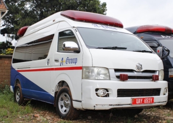 One of the vehicles belonging to A Plus funeral Management Company.