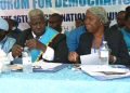 At the delegates conference, the party will elect new national leaders, including the party president and secretary general.