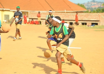 Some of Quadball junior team players in action.