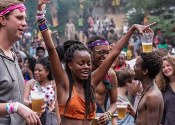Revellers have fan at the previous Nyenge Nyege Festival (PHOTO/File).