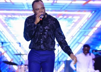 David Lutalo during one of his performances. (Courtesy photo)
