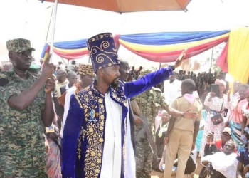 The Kyabazinga of Busoga Wilberforce Nadiope at one of the cultural functions recently (courtesy photo)