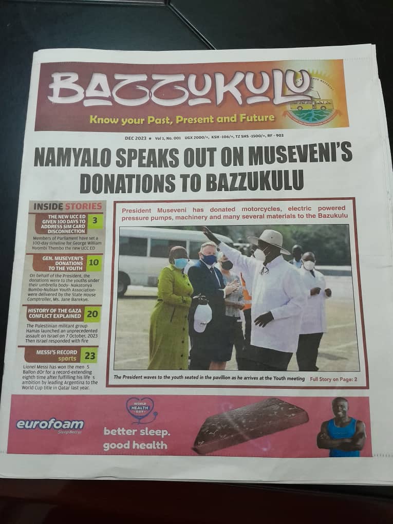 'Bazzukulu' start own News paper - UG Standard - Latest News