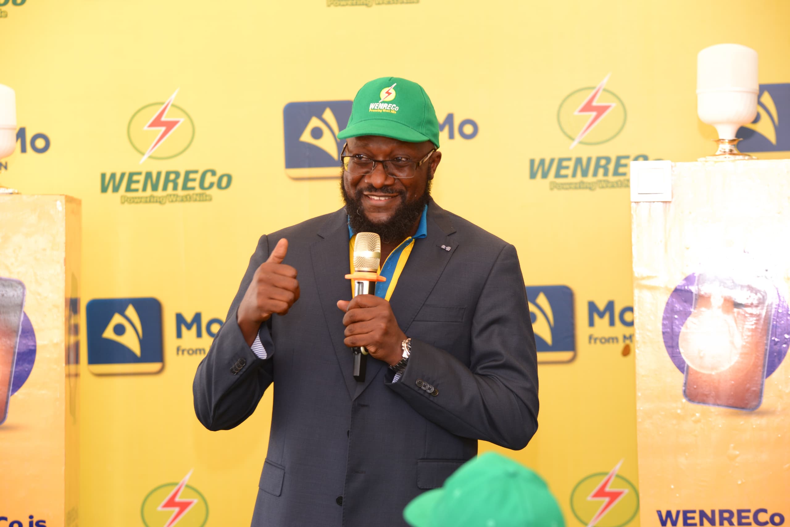 General Manager WENRECo. Kenneth Kigumba speaking at the event