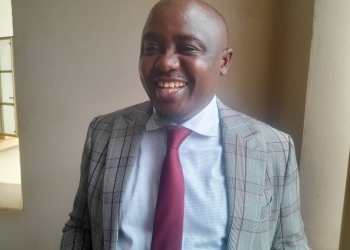 Business man, Hajji Muhammad Kamoga at High Court after receiving the  ruling.