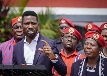 Speaking at Kamwokya, Robert Kyagulanyi Ssentamu, the President of NUP said they decided to postpone the opening of their new party headquarters at Makerere Kavule to Friday in order to shield their guests from unnecessary security harassment.