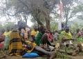 Some of the women and girls that turned for the sensitization campaign at Lemusui scounty , Nakapiripiti district last week