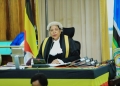 Speaker of Parliament, Anita Among, chairing the House on Wednesday 13 December 2023