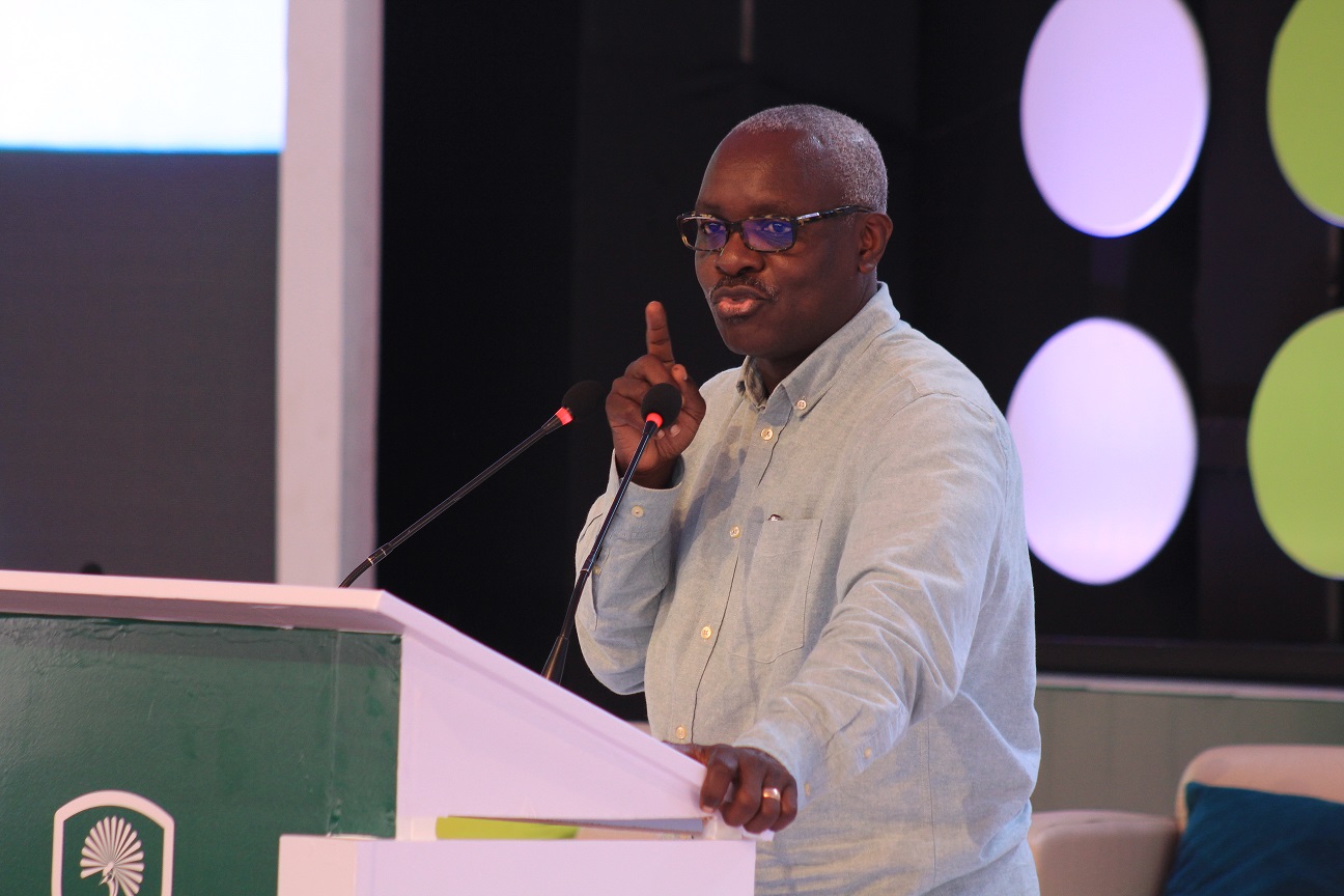 Mr. Robert Kabushenga is a coffee farmer