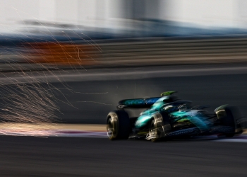 Spanish Formula One driver Fernando Alonso of Aston Martin steers his car during the pre-season testing for the 2024 Formula One season at the Bahrain International Circuit in Sakhir, Bahrain, 23 February 2024. EPA/ALI HAIDER