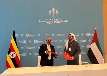 Gen. Odongo Jeje Abubakhar, Minister of Foreign Affairs signed the MoU on behalf of the Government of Uganda whereas H.E. Mohammad Abdullah AI Gergawi, Minister of Cabinet Affairs signed on behalf of the UAE.