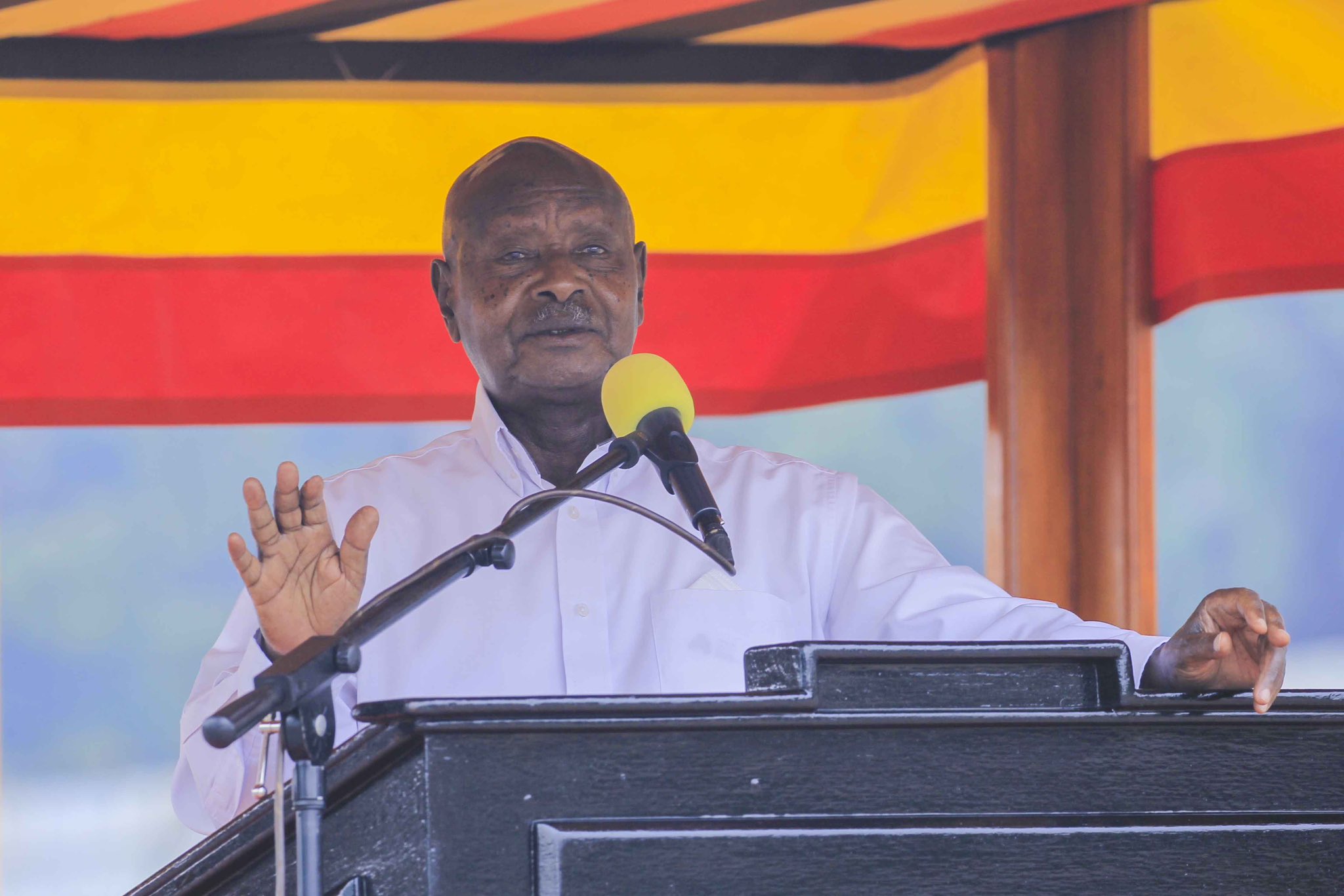 President Museveni addressed the country on Thursday 29th February 2024 during his Presidential Address on Wealth Creation, held at State Lodge, Nakasero (PHOTO/File)