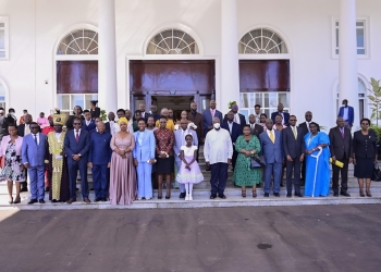 President Museveni presided over the swearing in of new ministers
