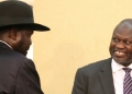President Kiir and his Vice, Dr. Riek Machar