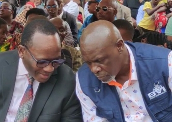 Former leader of opposition Matthias Mpuuga and MP Abed Bwanika ( PHOTO/Courtesy).