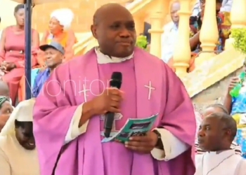 Father Henry Kasule, the priest for Kyanukuzi parish in Lwengo District, Uganda