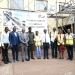 Prof. Barnabas Nawangwe (3rd Left) and Lt. Gen. James Mugira (4th Left) pose for a group photo with Left to Right: Ms. Ritah Namisango, Eng. Brian Buhanda, Mr. Yusuf Kiranda, Ms. Mary Gloria Nakajubi, Prof. Henry Alinaitwe, Eng. Okuk Geoffrey Bright Owera, Mrs. Winifred Kabumbuli, Mr. Rodney Rugyema and Ms. Norah Nalubowa.