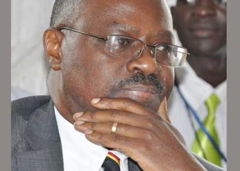 Dr. Kiddu Makubuya in his earlier years as Attorney General. Courtesy: New Vision