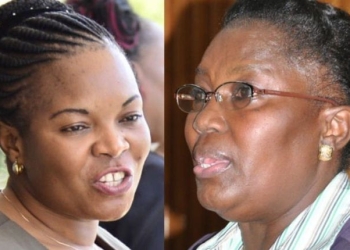 A photo montage of Hon. Persis Namuganza and Hon. Rebecca Kadaga (Courtesy photo)