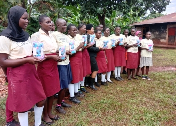 Some of the beneficiaries of the donation.