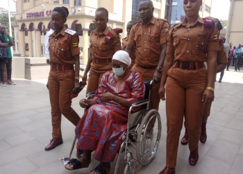 Molly Katanga being escorted back to court cells ( PHOTO/File)