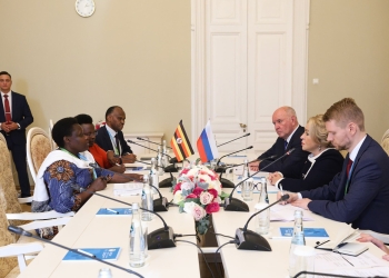 Vice President Jessica Alupo meets with Russian officials