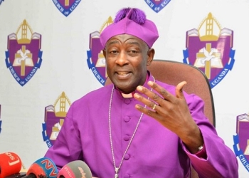 Arch Bishop of the church of Uganda Dr Stephen Kazimba Mugalu