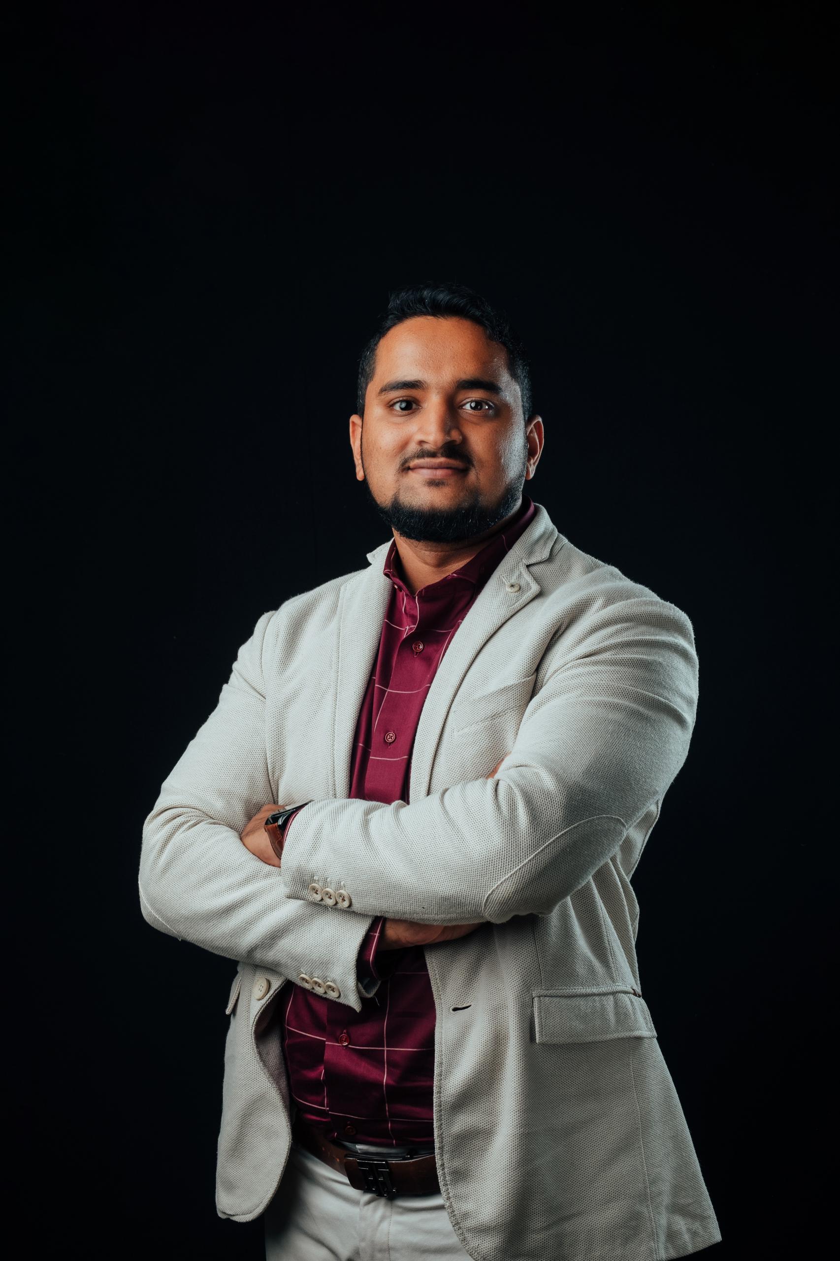 Abbas Rasheed, CEO of Edifice Properties, at the launch of Elite Palazzo in Kampala.