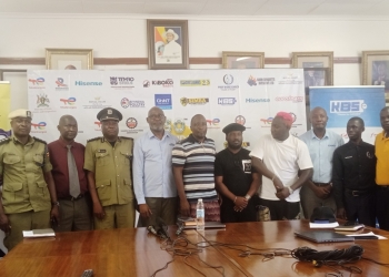 UMA team with Uganda Police representatives and other key stakeholders from the entertainment industry.