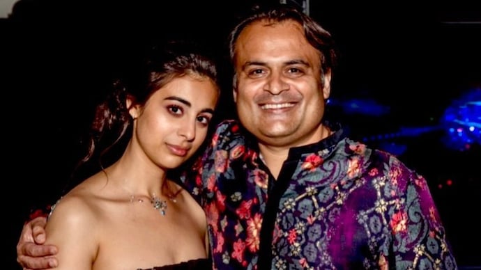 Vasundhara Oswal, 26, with her billionaire father Pankaj Oswal, before her detention in Uganda. (PHOTO/Instagram)