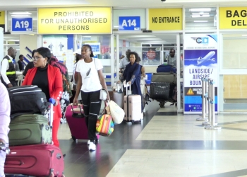 Some of Ugandans who were repatriated.