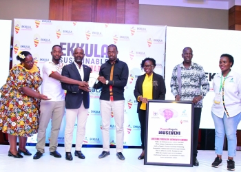 Deputy Speaker Thomas Tayebwa presided over the Ekkula Sustainable Tourism Awards at Sheraton Hotel, Kampala