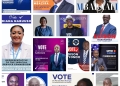 A montage containing posters of some of the contestants. (courtesy photo)
