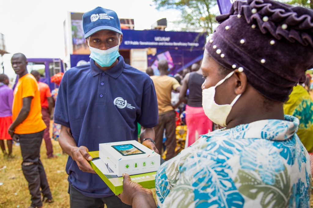 Uganda Communications Commission (UCC) launches innovative pilot project to distribute solar-powered tablets to select households nationwide, exploring the transformative role of ICTs in combating household poverty