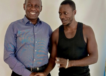 Captain Mike Mukula with Alien Skin on Monday