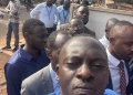Counsel Eron Kiiza's last selfie before arrest at Makindye General Court Martial.
