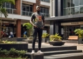 A university student turned male sex worker shares his story, revealing he entered the trade to support his girlfriend's lavish lifestyle, after her demands became overwhelming