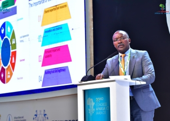 Dr. Eng. Silver Mugisha, Managing Director of the National Water and Sewerage Corporation