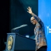 President Kagame connects with citizens during a Presidential Citizen Outreach event at BK Arena, where he addressed various concerns and issues.