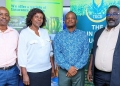 (L-R) John Makosya, Chief Operations and Impact Officer, Agro Consortium (U) Ltd; Nabirye Harriet, Manager for Member Services, The Grain Council of Uganda; Munyaradzi Daka, CEO/Technical Manager, Agro Consortium (U) Ltd; and Robert Mwanje, Chairman, The Grain Council of Uganda, come together to launch a new insurance initiative supporting Ugandan large-scale farmers