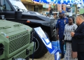 The Ugandan government has inaugurated a new armored vehicle showroom, a collaborative effort with UAE's Streit Group, showcasing locally produced military vehicles and marking a significant step towards defense self-sufficiency.