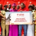 Chief guest- Bishop of the Diocese of Madi Nile – Rt. Rev Charles Collins Andaku(3rd L), Airtel Uganda’s Regional Business Manager West Nile, Martin Kawule(5th R) with other Airtel staff, community members and government officials having a photo moment at the commissioning of seven new network sites in Arua