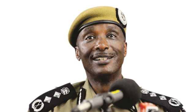Then-Inspector General of Police, Gen. Kale Kayihura, addresses an audience during his time leading the force. (PHOTO/File)
