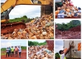 Uganda's Revenue Authority incinerated over 100 tons of illegal goods lacking mandatory digital tax stamps, sending a powerful message against tax evasion and prioritizing consumer safety.