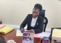 HW Akullo Elizabeth Ogwal, Deputy Registrar at the Supreme Court, in her office, detailing the implementation of appellate mediation as a key strategy to reduce the court's backlog. (PHOTO/Courtesy)