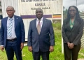Kabale Resident Judge Karoli Lwanga Ssemogerere inspects the ongoing refurbishment of the historic Kabale Chief Magistrate's Court, established in 1937, emphasizing the importance of efficient case management and inter-court collaboration.
