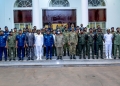 President Museveni urges African nations to prioritize industrialization and clean energy, addressing Ghanaian military officers on climate change and economic transformation.