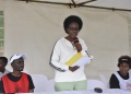 Lands Minister Judith Nabakooba addresses attendees at the Uganda Society of Architects' 3rd annual sports gala, emphasizing the importance of inclusivity and commending the initiative to raise funds for braillers and white canes for visually impaired individuals.