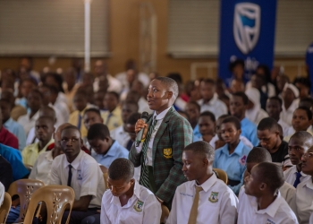 One of the students actively participating in a Q & A session during the ongoing NSC bootcamp