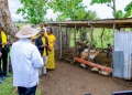 President Yoweri Museveni engages with local leaders during his tour of the Rwenzori sub-region, discussing the implementation and impact of the Parish Development Model.